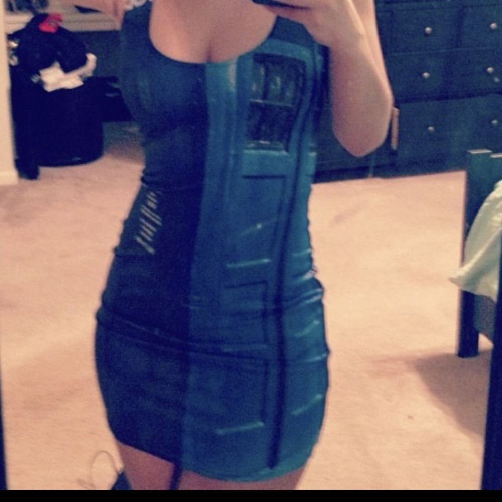 Black Milk TARDIS dress (small)